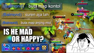 is he happy, angry or just a complete toxic?