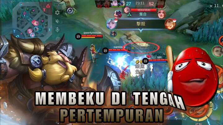 FRANCO EXE LUCU II MEMBEKUKAN DIRI DI TENGAH PERTEMPURAN