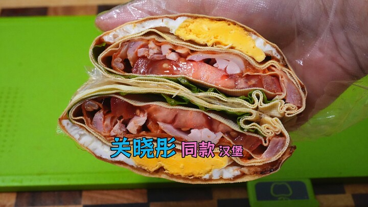 I finally recreated Guan Xiaotong’s favorite fat-loss burger—low-fat, high-protein, simple, and deli