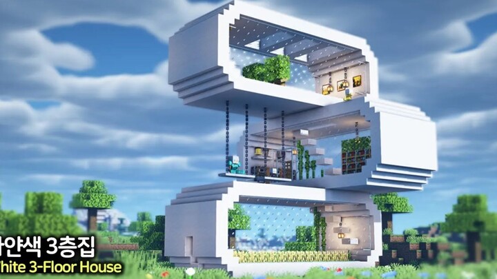 我的世界建筑 高档三层楼