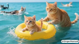 Kitten Mocked for Not Swimming—What Happened Next Will Melt Your Heart! ❤️