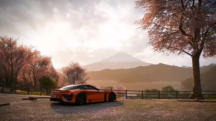 🏎️💨 Smooth Drift Through a Dreamy Pink Forest! ❤️