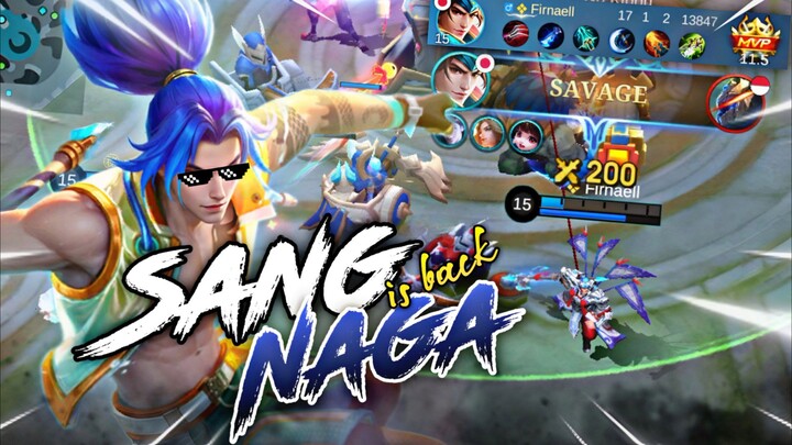 ZILONG MODE BANTAI🔥YAKALI KAGA SAVAGE CUY🗿