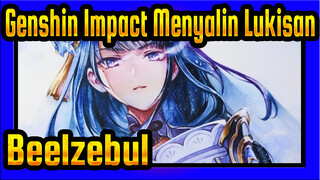 [Genshin Impact Menyalin Lukisan] Dia Berkilau