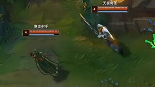 文森特：最新套路组合寒冰+剑圣？可惜这把我们有两个文森特！！