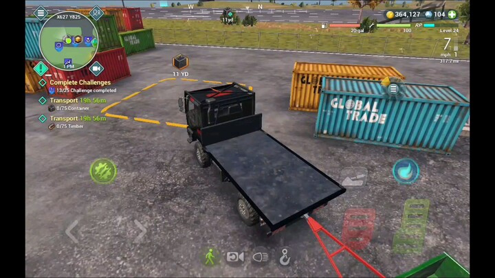 ไปจุดเดียวกัน ขนส่งตู้คอนเทนเนอร์ 0/75 ขนส่งไม้  0/75 🚚🪵OTR 2
