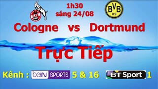 Nhận Định Trận Đấu Cologne vs Dortmund 1h30 sáng 24/08/2019