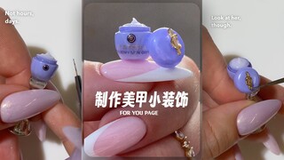 تعالَ وشاهد صناعة الزينة الصغيرة للأظافر 💅