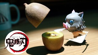【鬼灭之刃】定格动画丨生动再现伊之助的兽之呼吸【Animist】