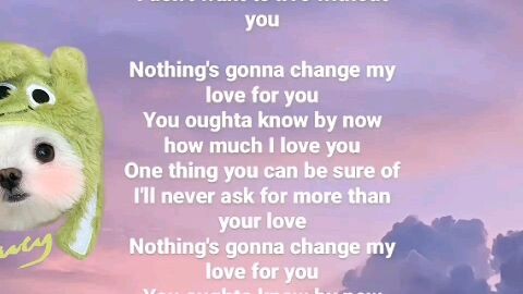 Nothings gonna changes