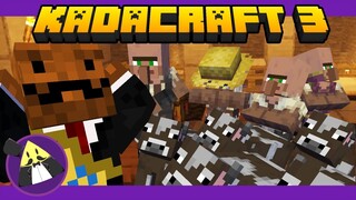 Cow-Powered Lag Machine! | Ang mga nabili kong Villagers | Kadacraft S3 E11