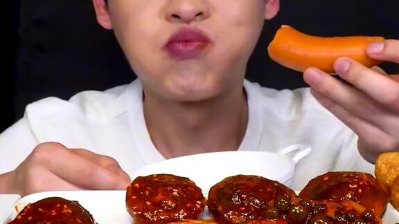 spicy mukbang