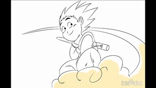 Part 3 drawing goku