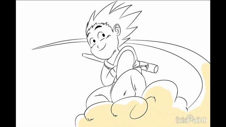 Part 3 drawing goku