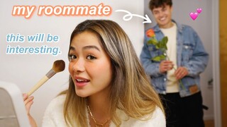 going on a DATE with my ROOMMATE?! (GRWM)