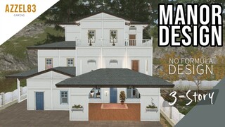 LifeAfter: Manor Design NO FORMULA - 3 Story House | Tutorial + Blueprint