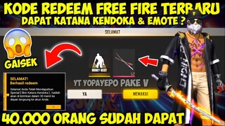 KODE REDEEM FREE FIRE TERBARU 11 DESEMBER 2021 HARI INI | DAPAT EMOTE & KATANA KENDOKA TERBARU !?