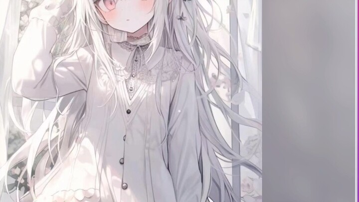 Siapa yang tidak suka rambut putih? (///▽///)