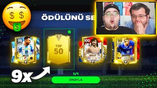 9 TANE UZATMALAR TOP 50 VE TOP 500 PAKET AÇILIMI ! GİZLİ PAKETİ AÇTIM EFSO COINS KASTIM FC Mobile