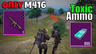 m416 with Toxic Ammo is strong?🤯 pubg Metro Royale chapter-11