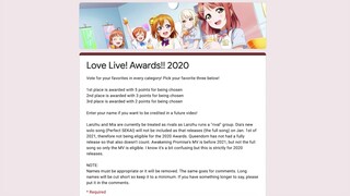 Vote in the LL Awards 2020!