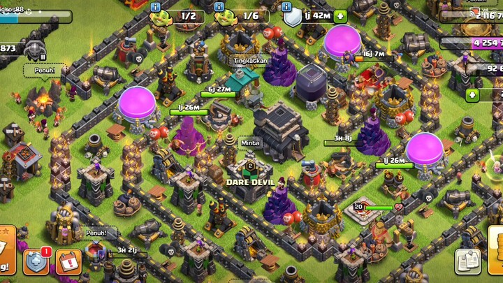 serangan th 11 #clash of clans