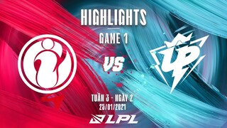 [Highlights] IG vs. UP - Game 1 | Tuần 3 Ngày 2 | LPL Mùa Xuân 2022