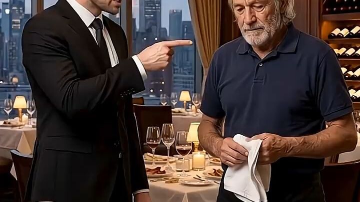 He thought he was just a waiter… until this happened 🤯 #surprise #shorts #kindness #surprised