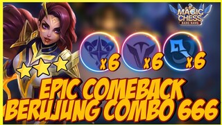 EPIC COMEBACK + COMBO ILLUMINATI ESMERALDA 6 ASTRO 6 SUPERHERO 6 MAGE ! COMBO 666 MAGIC CHESS