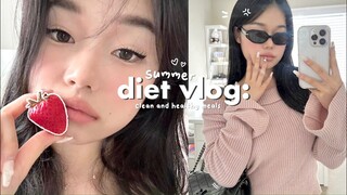 Summer DIET Vlog pt.2🍞: Clean/Healthy eating habits (Calorie Deficit)