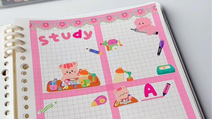 Rekomendasi buku catatan untuk semester baru! Ayo DIY kertas belajar bareng aku!