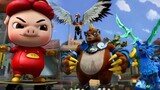 Pig Man transforms into a team: Superman and Ao's father are too cheating, Pig Man designs to captur