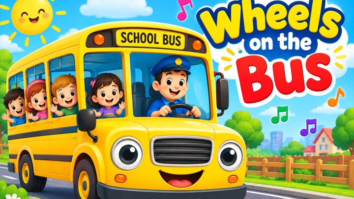 wheels on the bus / baby rhymes/nursery rhymes/kids rhymes