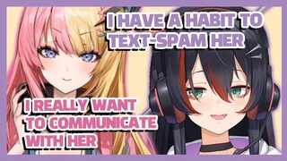 Mika Reveals That She Needs To Text-spam Enna to Talk to Her [Nijisanji EN Vtuber Clip]