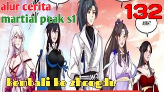 Alur Cerita Martial Peak S1 Part 132 : Kembali Ke Zhongdu