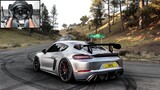Porsche 718 Cayman GT4 RS | Forza Horizon 5 | Steering Wheel Gameplay