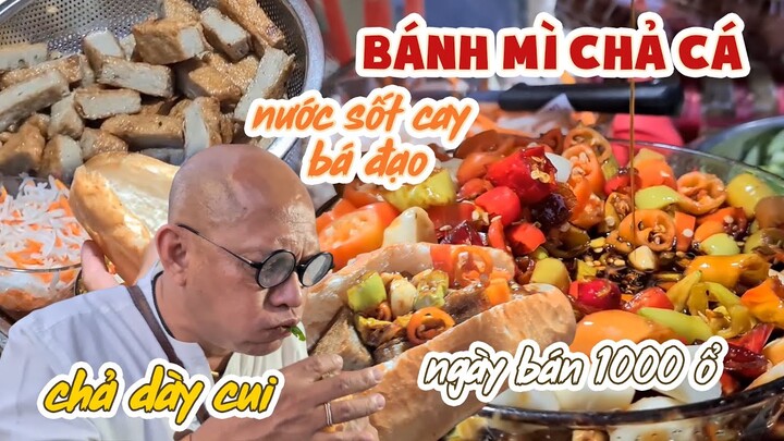 Color Man "bốc hỏa" trước ổ BÁNH MÌ CHẢ CÁ cay xé lưỡi thấu tận tâm gan ??? | Color Man Food