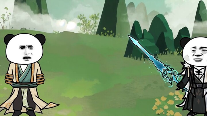 Become a beautiful girl and hug the protagonist's thigh