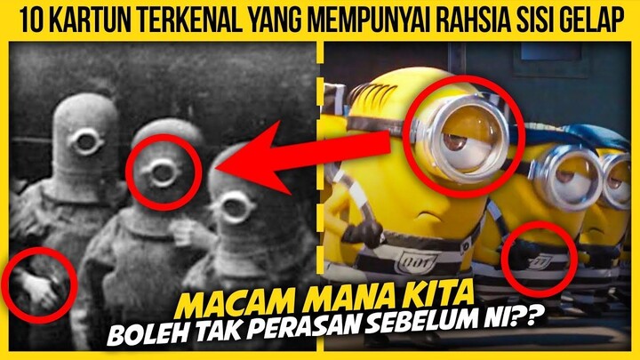 10 CERITA KARTUN TERKENAL YANG MEMPUNYAI RAHSIA SISI GELAP (DARK SECRET)