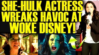 SHE-HULK ACTRESS WREAKS HAVOC AT WOKE DISNEY AFTER GETTING FIRED FROM MARVEL! A TOTAL DISASTER