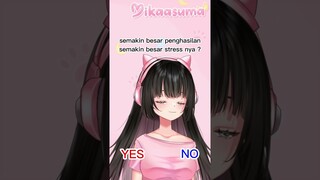 Yes or No Mikaasuma - Versi Pekerjaan! #shorts