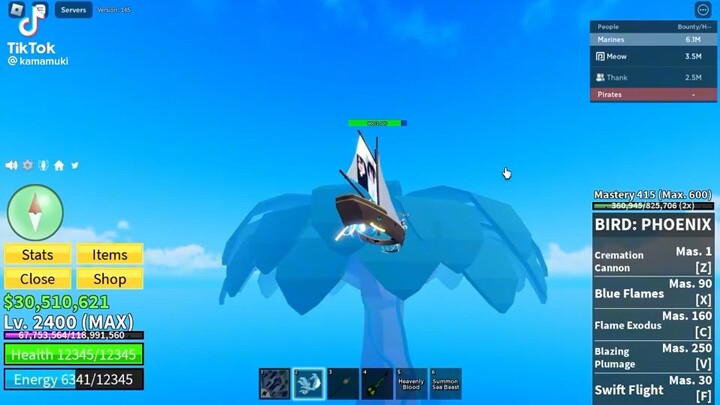 Blox fruit เรีอบินได้