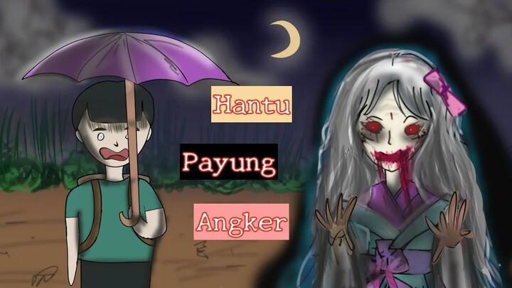 Hantu Penghuni Payung Angker - Kartun Animasi Horor Lucu