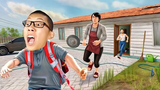 Cậu bé bỏ nhà đi, tôi không muốn làm bài tập về nhà!