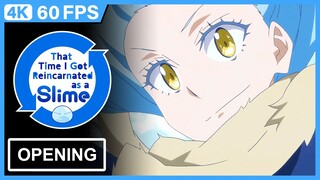 That Time I Got Reincarnated as a Slime Opening | Creditless | CC | 4K 60FPS Remastered