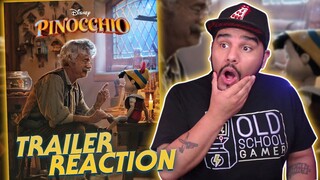 *This Is MAGICAL!!!* Pinocchio (2022) TRAILER REACTION - Disney , Tom Hanks