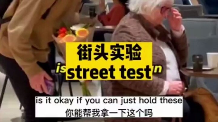 For the elderly lady, this will be a truly wonderful day.