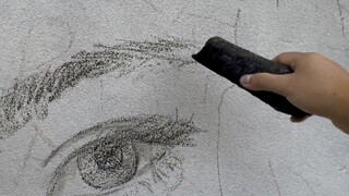 Due to a business trip abroad, I have limited painting tools, so I can only use local materials to d