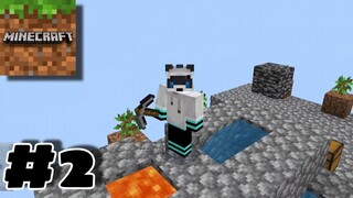 Minecraft PE Skyblock Survival Gameplay Walkthrough Part 2 - Go To Another Island