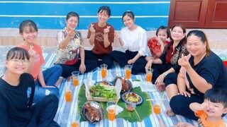 Hương Vị Miền Tây | Cá Lóc Chiên Xá Xíu Cuốn Bánh Tráng + Gỏi Xoài  ● Nắng Đẹp Miền Tây | NĐMT# 69